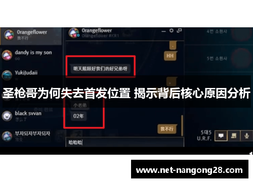 圣枪哥为何失去首发位置 揭示背后核心原因分析