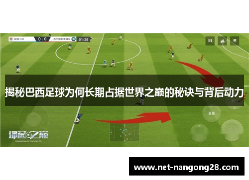 揭秘巴西足球为何长期占据世界之巅的秘诀与背后动力