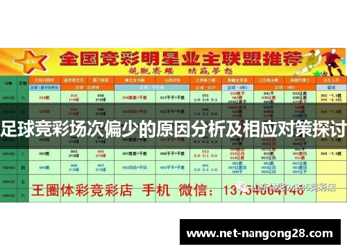足球竞彩场次偏少的原因分析及相应对策探讨